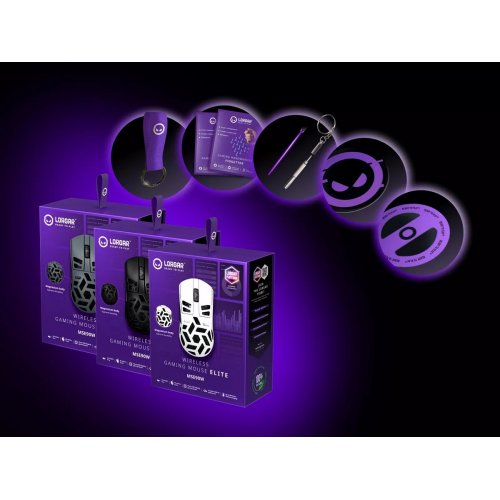 Купити Миша Lorgar Elite MSE90W Wireless (LRG-MSE90W-WH) White - ціна в Києві, Львові, Вінниці, Хмельницькому, Франківську, Україні | інтернет-магазин TELEMART.UA фото