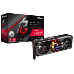 Відеокарта AsRock Radeon RX 5700 XT Phantom Gaming D OC 8192MB (RX5700XT PGD 8GO) (Відновлено продавцем, 769150)