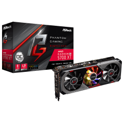 Відеокарта AsRock Radeon RX 5700 XT Phantom Gaming D OC 8192MB (RX5700XT PGD 8GO) (Відновлено продавцем, 769155)