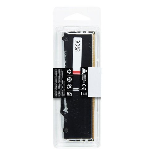 Купить ОЗУ Kingston DDR5 32GB 5600Mhz FURY Beast RGB Black (KF556C36BBE2A-32) с проверкой совместимости: обзор, характеристики, цена в Киеве, Днепре, Одессе, Харькове, Украине | интернет-магазин TELEMART.UA фото