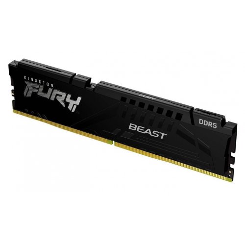Купить ОЗУ Kingston DDR5 32GB 6000Mhz FURY Beast Black (KF560C36BBE2-32) с проверкой совместимости: обзор, характеристики, цена в Киеве, Днепре, Одессе, Харькове, Украине | интернет-магазин TELEMART.UA фото