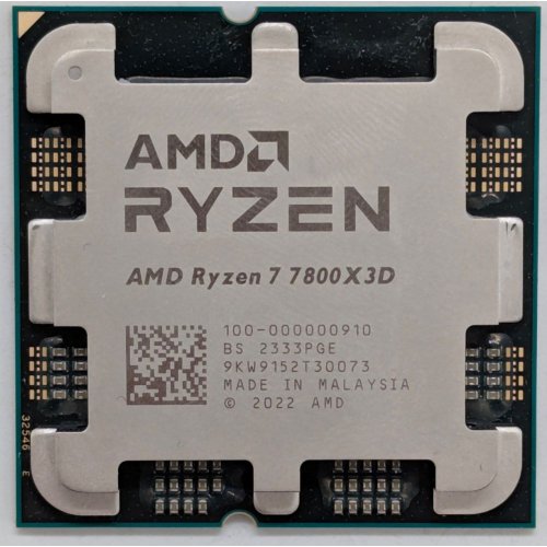 Процесор AMD Ryzen 7 7800X3D 4.2(5.0)GHz 96MB sAM5 Tray (100-000000910) (Відновлено продавцем, 769345) купити з перевіркою сумісності: огляд, характеристики, ціна у Києві, Львові, Вінниці, Хмельницькому, Івано-Франківську, Україні | інтернет-магазин TELEMART.UA фото