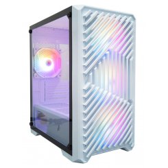 Корпус 1stPlayer T5-4F1-W-WH без БП White (Восстановлено продавцом, 769361)