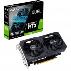 Відеокарта Asus Dual GeForce RTX 3050 OC V2 8192MB (DUAL-RTX3050-O8G-V2) (Відновлено продавцем, 769380)