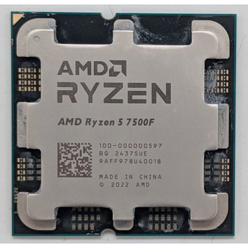 Процесор AMD Ryzen 5 7500F 3.7(5.0)GHz 32MB sAM5 Tray (100-000000597) (Відновлено продавцем, 769626) купити з перевіркою сумісності: огляд, характеристики, ціна у Києві, Львові, Вінниці, Хмельницькому, Івано-Франківську, Україні | інтернет-магазин TELEMART.UA фото