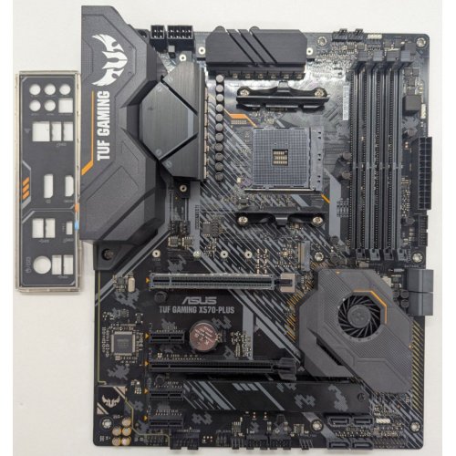 Купить Материнская плата Asus TUF GAMING X570-PLUS (sAM4, AMD X570) (Восстановлено продавцом, 769633) с проверкой совместимости: обзор, характеристики, цена в Киеве, Днепре, Одессе, Харькове, Украине | интернет-магазин TELEMART.UA фото