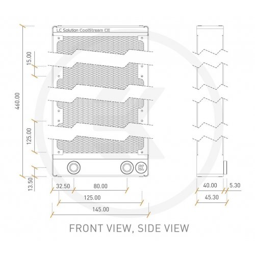Система охолодження EKWB EK-CoolStream CE 420 Triple (3831109860380) купити в Україні: Київ, Львів, Хмельницький, Тернопіль, Івано-Франківськ | Низька ціна, відгуки, характеристики від TELEMART фото