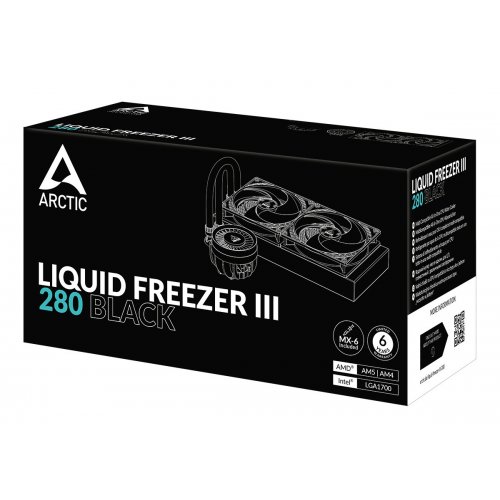 Уцінка готова сво Arctic Liquid Freezer III 280 (ACFRE00135A) Black (Пошкоджено пакування, 769662) купити з перевіркою сумісності: огляд, характеристики, ціна у Києві, Львові, Вінниці, Хмельницькому, Івано-Франківську, Україні | інтернет-магазин TELEMART.UA фото