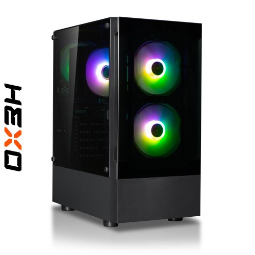 Компьютер HEXO Gaming RTX5060 Pro+ (HGOP-7500FN5060TI-32S1TBKGLS) Black купить в Украине: Киев, Днепр, Харьков, Одесса  | Низкая цена, отзывы, характеристики от TELEMART фото