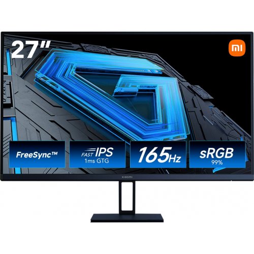 Купити Монітор Xiaomi 27" G27i (ELA5375EU) Black - ціна в Києві, Львові, Вінниці, Хмельницькому, Франківську, Україні | інтернет-магазин TELEMART.UA фото