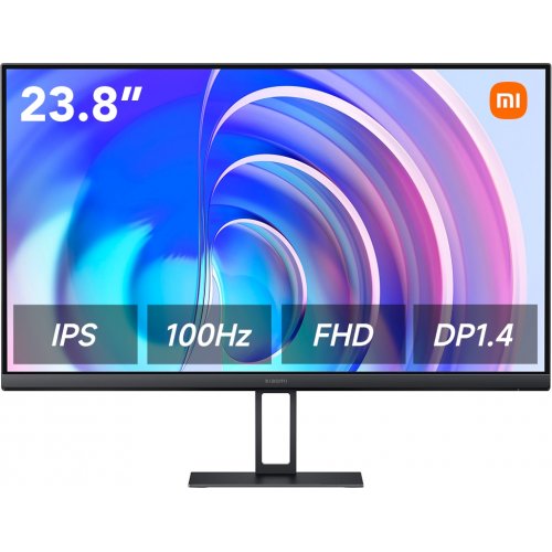 Купити Монітор Xiaomi 23.8" A24i (ELA5444EU) Black - ціна в Києві, Львові, Вінниці, Хмельницькому, Франківську, Україні | інтернет-магазин TELEMART.UA фото