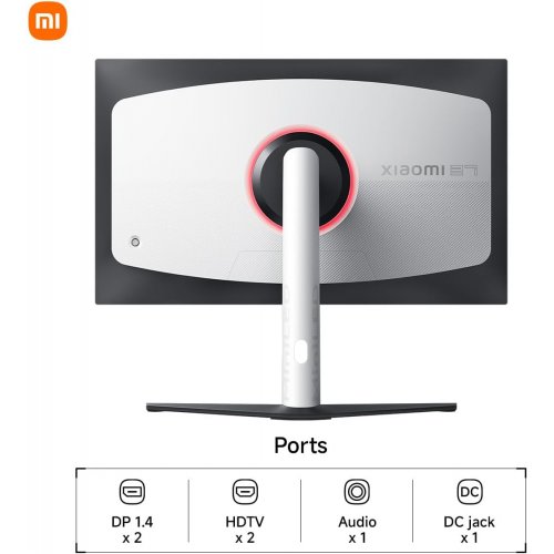 Купити Монітор Xiaomi 27" G Pro 27i (ELA5585EU) Black - ціна в Києві, Львові, Вінниці, Хмельницькому, Франківську, Україні | інтернет-магазин TELEMART.UA фото