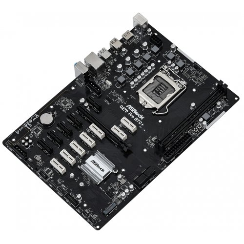 Материнська плата AsRock Q270 Pro BTC+ (s1151, Intel Q270) (Відновлено продавцем, 769789) купити з перевіркою сумісності: огляд, характеристики, ціна у Києві, Львові, Вінниці, Хмельницькому, Івано-Франківську, Україні | інтернет-магазин TELEMART.UA фото