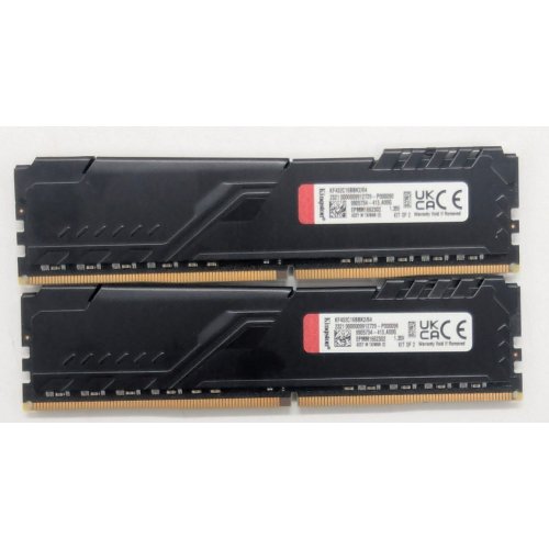 Купить Озу Kingston DDR4 64GB (2x32GB) 3200Mhz FURY Beast Black (KF432C16BBK2/64) (Восстановлено продавцом, 769958) с проверкой совместимости: обзор, характеристики, цена в Киеве, Днепре, Одессе, Харькове, Украине | интернет-магазин TELEMART.UA фото