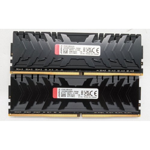 Купить Озу Kingston DDR4 32GB (2x16GB) 3600Mhz FURY Renegade Black (KF436C16RB1K2/32) (Восстановлено продавцом, 769969) с проверкой совместимости: обзор, характеристики, цена в Киеве, Днепре, Одессе, Харькове, Украине | интернет-магазин TELEMART.UA фото