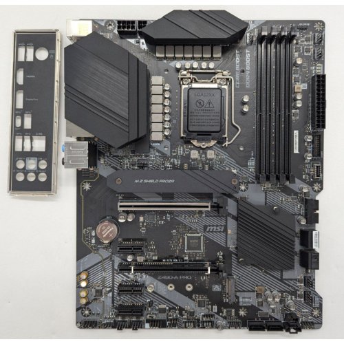 Купить Материнская плата MSI Z490-A PRO (s1200, Intel Z490) (Восстановлено продавцом, 769977) с проверкой совместимости: обзор, характеристики, цена в Киеве, Днепре, Одессе, Харькове, Украине | интернет-магазин TELEMART.UA фото