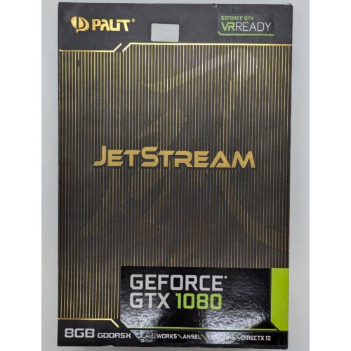 Відеокарта Palit GeForce GTX 1080 JetStream 8192MB (NEB1080015P2-1040J) (Відновлено продавцем, 769999) купити з перевіркою сумісності: огляд, характеристики, ціна у Києві, Львові, Вінниці, Хмельницькому, Івано-Франківську, Україні | інтернет-магазин TELEMART.UA фото
