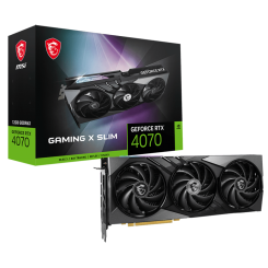 Видеокарта MSI GeForce RTX 4070 GAMING X SLIM 12288MB (RTX 4070 GAMING X SLIM 12G) (Восстановлено продавцом, 770151)