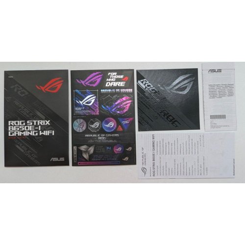 Купить Материнская плата Asus ROG STRIX B650E-I GAMING WIFI (sAM5, AMD B650) (Восстановлено продавцом, 770152) с проверкой совместимости: обзор, характеристики, цена в Киеве, Днепре, Одессе, Харькове, Украине | интернет-магазин TELEMART.UA фото