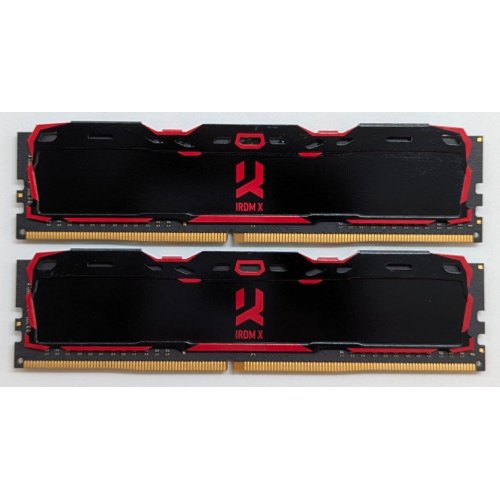Озп GoodRAM DDR4 16GB (2x8GB) 3200Mhz Iridium X Black (IR-X3200D464L16SA/16GDC) (Відновлено продавцем, 770172) купити з перевіркою сумісності: огляд, характеристики, ціна у Києві, Львові, Вінниці, Хмельницькому, Івано-Франківську, Україні | інтернет-магазин TELEMART.UA фото