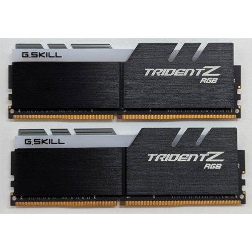 Озп G.Skill DDR4 32GB (2x16GB) 3600Mhz Trident Z RGB (F4-3600C18D-32GTZR) (Відновлено продавцем, 770174) купити з перевіркою сумісності: огляд, характеристики, ціна у Києві, Львові, Вінниці, Хмельницькому, Івано-Франківську, Україні | інтернет-магазин TELEMART.UA фото