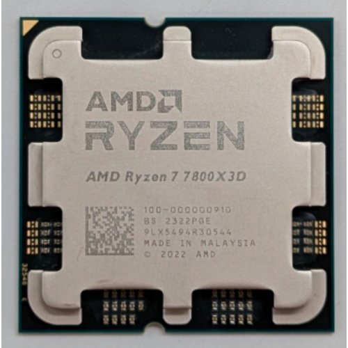 Процесор AMD Ryzen 7 7800X3D 4.2(5.0)GHz 96MB sAM5 Tray (100-000000910) (Відновлено продавцем, 770205) купити з перевіркою сумісності: огляд, характеристики, ціна у Києві, Львові, Вінниці, Хмельницькому, Івано-Франківську, Україні | інтернет-магазин TELEMART.UA фото