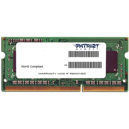 Продати ОЗП Patriot SODIMM DDR3 2GB 1600MHz (PSD32G1600L2S) за Trade-In у інтернет-магазині Телемарт - Київ, Дніпро, Україна фото