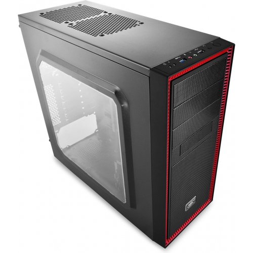 Купить Корпус Deepcool TESSERACT SW RED без БП Black/Red (Восстановлено продавцом, 770536) с проверкой совместимости: обзор, характеристики, цена в Киеве, Днепре, Одессе, Харькове, Украине | интернет-магазин TELEMART.UA фото