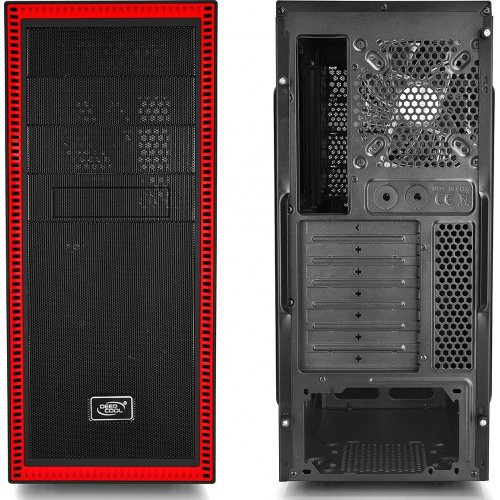 Купить Корпус Deepcool TESSERACT SW RED без БП Black/Red (Восстановлено продавцом, 770536) с проверкой совместимости: обзор, характеристики, цена в Киеве, Днепре, Одессе, Харькове, Украине | интернет-магазин TELEMART.UA фото
