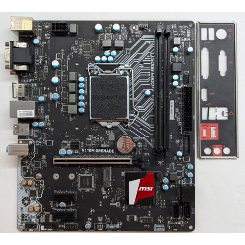 Купить Материнская плата MSI H110M GRENADE (s1151, Intel H110) (Восстановлено продавцом, 770549) с проверкой совместимости: обзор, характеристики, цена в Киеве, Днепре, Одессе, Харькове, Украине | интернет-магазин TELEMART.UA фото