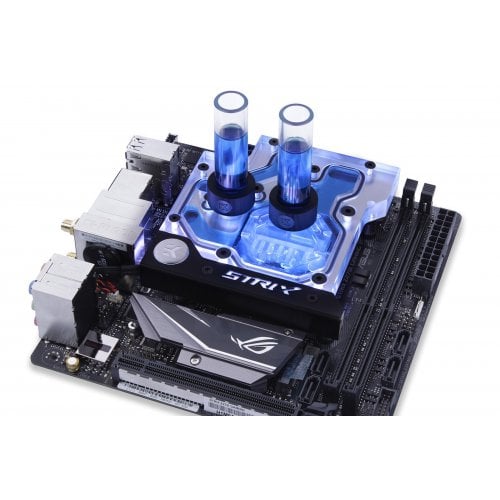 Продати Водоблок EKWB EK-FB ASUS Z270I/Z370I Strix RGB Monoblock - Nickel (3830046991485) за Trade-In у інтернет-магазині Телемарт - Київ, Дніпро, Україна фото