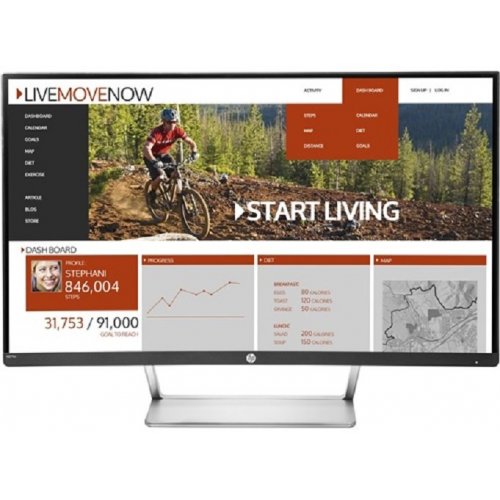 Продати Монітор HP 27" N270C Black/Silver за Trade-In у інтернет-магазині Телемарт - Київ, Дніпро, Україна фото