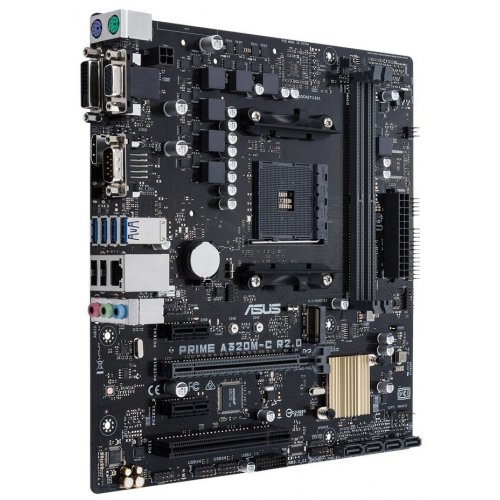 Photo Motherboard Asus PRIME A320M-C R2.0 (sAM4, AMD A320)