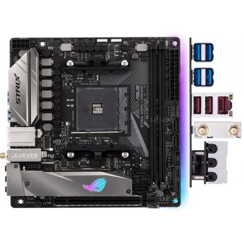 Продать Материнская плата Asus ROG STRIX X370-I GAMING (sAM4, AMD X370) по Trade-In интернет-магазине Телемарт - Киев, Днепр, Украина фото