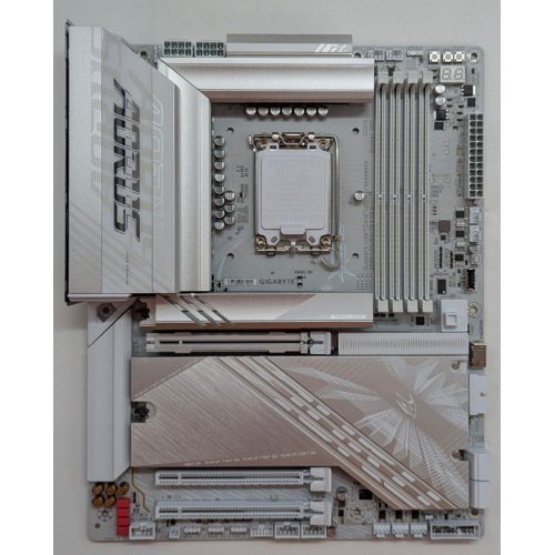 Купить Материнская плата Gigabyte Z890 AORUS ELITE X ICE (s1851, Intel Z890) (Восстановлено продавцом, 770877) с проверкой совместимости: обзор, характеристики, цена в Киеве, Днепре, Одессе, Харькове, Украине | интернет-магазин TELEMART.UA фото