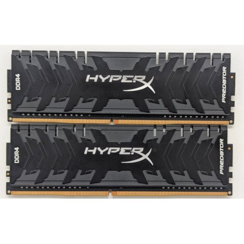 Купить Озу HyperX DDR4 16GB (2x8GB) 3200Mhz Predator (HX432C16PB3K2/16) (Восстановлено продавцом, 770884) с проверкой совместимости: обзор, характеристики, цена в Киеве, Днепре, Одессе, Харькове, Украине | интернет-магазин TELEMART.UA фото