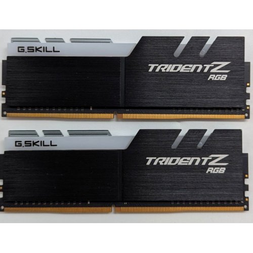 Озп G.Skill DDR4 16GB (2x8GB) 3600Mhz Trident Z RGB (F4-3600C19D-16GTZRB) (Відновлено продавцем, 770889) купити з перевіркою сумісності: огляд, характеристики, ціна у Києві, Львові, Вінниці, Хмельницькому, Івано-Франківську, Україні | інтернет-магазин TELEMART.UA фото