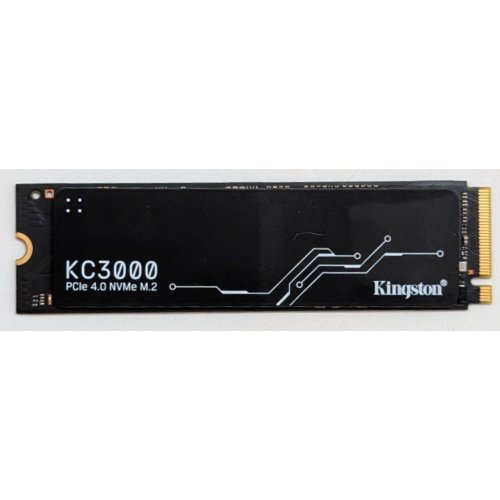 Купить Ssd-диск Kingston KC3000 3D NAND TLC 1TB M.2 (2280 PCI-E) NVMe x4 (SKC3000S/1024G) (Восстановлено продавцом, 770897) с проверкой совместимости: обзор, характеристики, цена в Киеве, Днепре, Одессе, Харькове, Украине | интернет-магазин TELEMART.UA фото