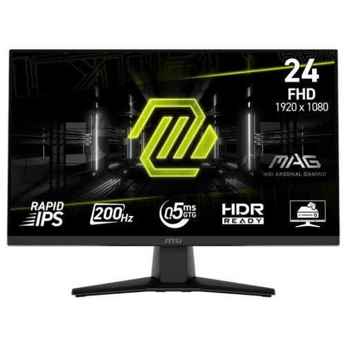 Купить Монитор MSI 23.8" MAG 242F Black - цена в Харькове, Киеве, Днепре, Одессе
в интернет-магазине Telemart фото