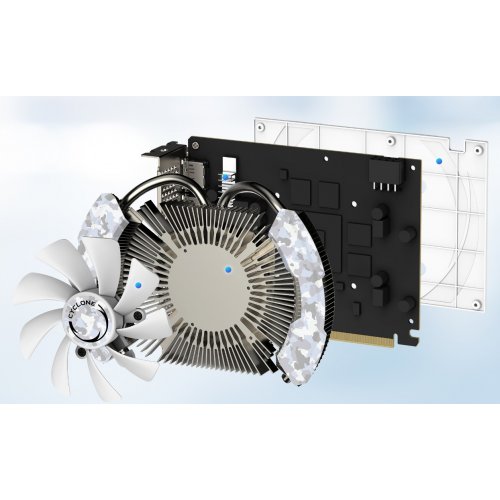 Відеокарта MSI GeForce RTX 5060 Ti CYCLONE OC 8192MB (RTX 5060 Ti 8G CYCLONE OC) купити з перевіркою сумісності: огляд, характеристики, ціна у Києві, Львові, Вінниці, Хмельницькому, Івано-Франківську, Україні | інтернет-магазин TELEMART.UA фото