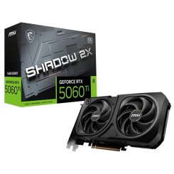 Відеокарта MSI GeForce RTX 5060 Ti SHADOW 2X OC PLUS 16384MB (RTX 5060 Ti 16G SHADOW 2X OC PLUS)