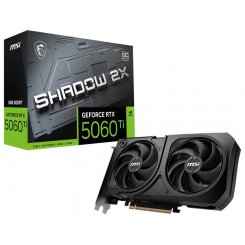 Відеокарта MSI GeForce RTX 5060 Ti SHADOW 2X OC PLUS 8192MB (RTX 5060 Ti 8G SHADOW 2X OC PLUS)