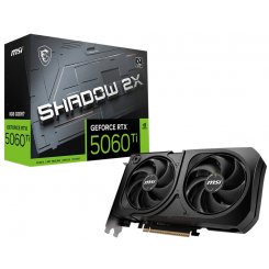 Відеокарта MSI GeForce RTX 5060 Ti SHADOW 2X PLUS 8192MB (RTX 5060 Ti 8G SHADOW 2X PLUS)