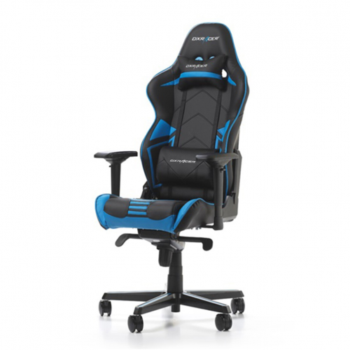 Купити Ігрове крісло DXRacer Racing (OH/RV131/N) Black/Blue - ціна в Києві, Львові, Вінниці, Хмельницькому, Франківську, Україні | інтернет-магазин TELEMART.UA фото