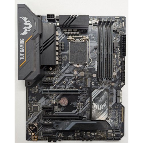 Материнська плата Asus TUF GAMING H470-PRO (s1200, Intel H470) (Відновлено продавцем, 771127) купити з перевіркою сумісності: огляд, характеристики, ціна у Києві, Львові, Вінниці, Хмельницькому, Івано-Франківську, Україні | інтернет-магазин TELEMART.UA фото