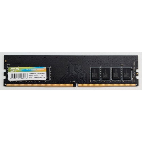 Озп Silicon Power DDR4 8GB 2666Mhz (SP008GBLFU266B02) (Відновлено продавцем, 771145) купити з перевіркою сумісності: огляд, характеристики, ціна у Києві, Львові, Вінниці, Хмельницькому, Івано-Франківську, Україні | інтернет-магазин TELEMART.UA фото
