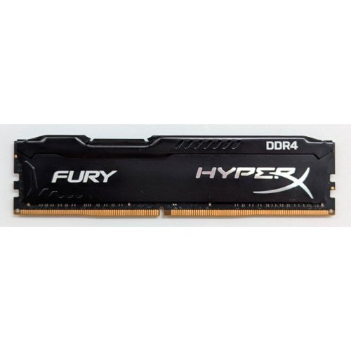 Купить Озу Kingston DDR4 16GB 3200Mhz HyperX Fury Black (HX432C18FB/16) (Восстановлено продавцом, 771150) с проверкой совместимости: обзор, характеристики, цена в Киеве, Днепре, Одессе, Харькове, Украине | интернет-магазин TELEMART.UA фото