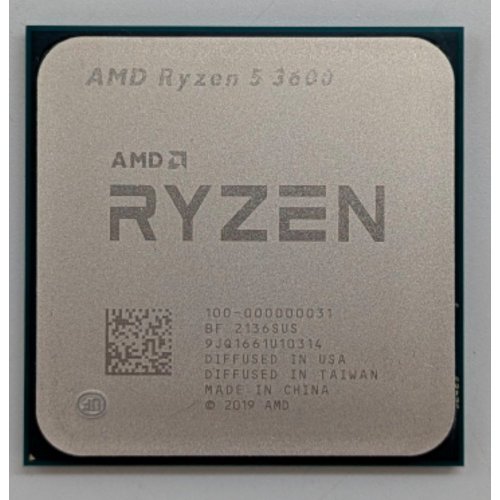Процесор AMD Ryzen 5 3600 3.6(4.2)GHz 32MB sAM4 Tray (100-000000031) (Відновлено продавцем, 771151) купити з перевіркою сумісності: огляд, характеристики, ціна у Києві, Львові, Вінниці, Хмельницькому, Івано-Франківську, Україні | інтернет-магазин TELEMART.UA фото