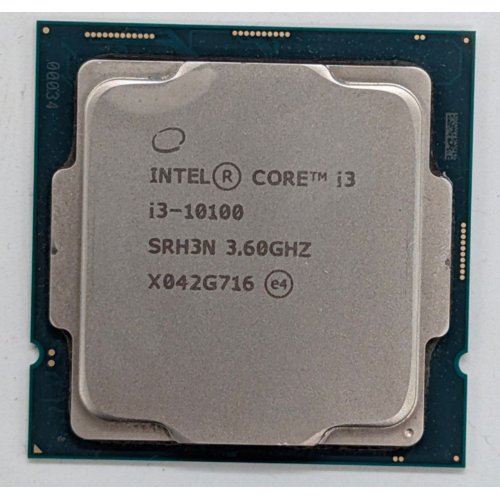Купить Процессор Intel Core i3-10100 3.6(4.3)GHz 6MB s1200 Tray (CM8070104291317) (Восстановлено продавцом, 771174) с проверкой совместимости: обзор, характеристики, цена в Киеве, Днепре, Одессе, Харькове, Украине | интернет-магазин TELEMART.UA фото