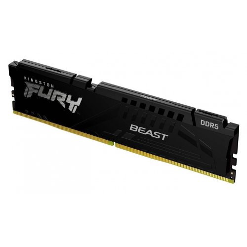 ОЗП Kingston DDR5 32GB 5200MHz FURY Beast Black (KF552C40BB2-32) купити з перевіркою сумісності: огляд, характеристики, ціна у Києві, Львові, Вінниці, Хмельницькому, Івано-Франківську, Україні | інтернет-магазин TELEMART.UA фото